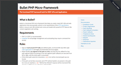 Desktop Screenshot of bulletphp.com